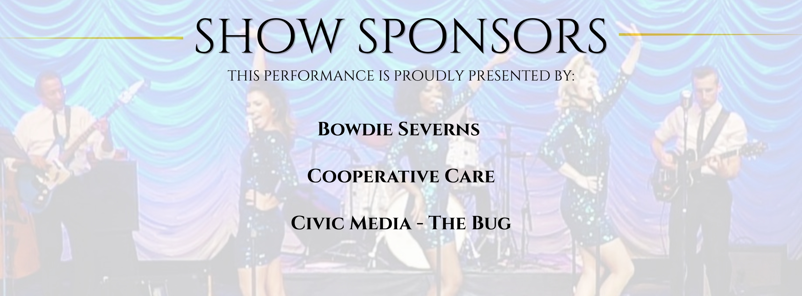 Show Sponsors - The Lovettes